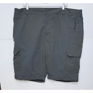 Mountain Warehouse Cargo Shorts Mens 42 Gray Explorer Nylon Hiking Gorpcore